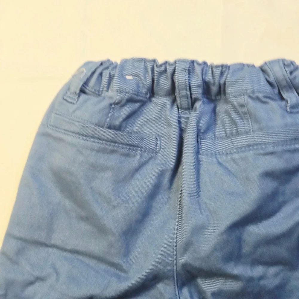 The Childrens Place Kids Chino Pants 2T Blue Elastic Waist Casual Trousers K1